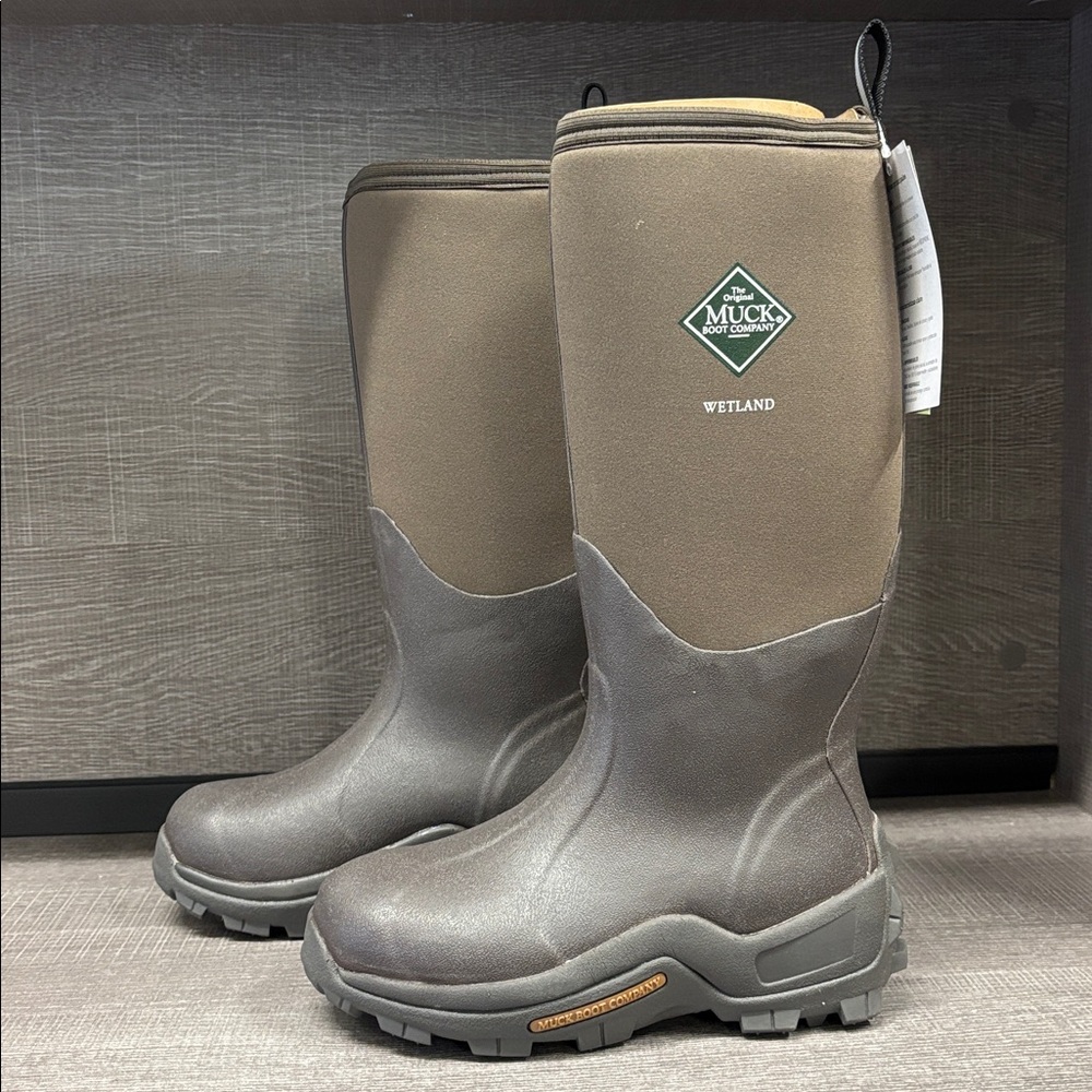 Men's Muck Wetland Boots WET-998K (Brown) - Men's Sz 5 Wm's Sz 6